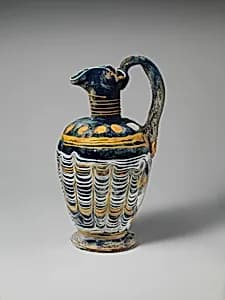Glass oinochoe by Unknown Artist