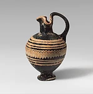 Glass oinochoe (perfume jug) by Unknown Artist