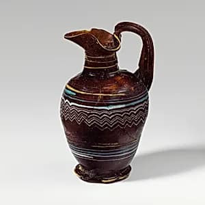 Glass oinochoe (perfume jug) by Unknown Artist