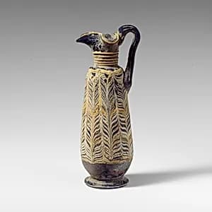 Glass oinochoe (perfume jug) by Unknown Artist