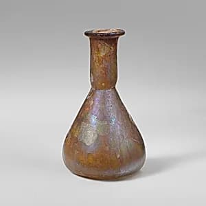 Glass perfume bottle by Unknown Artist