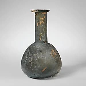 Glass perfume bottle by Unknown Artist