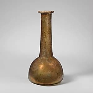 Glass perfume bottle by Unknown Artist