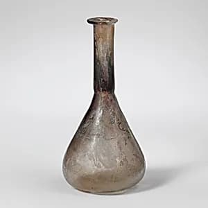 Glass perfume bottle by Unknown Artist