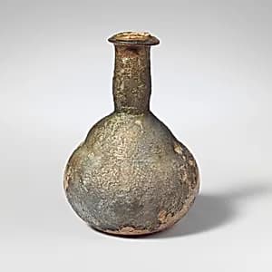 Glass perfume bottle by Unknown Artist