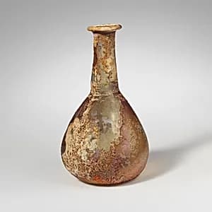 Glass perfume bottle by Unknown Artist