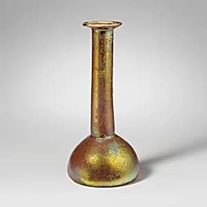Glass perfume bottle by Unknown Artist