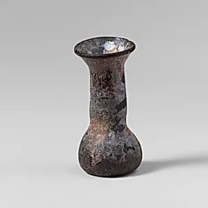 Glass perfume bottle by Unknown Artist