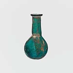 Glass perfume bottle by Unknown Artist