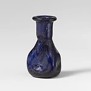 Glass perfume bottle by Unknown Artist