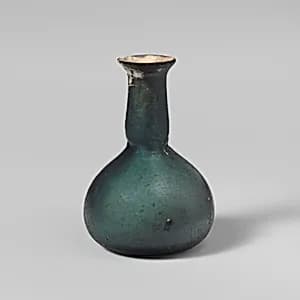 Glass perfume bottle by Unknown Artist