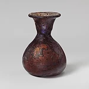 Glass perfume bottle by Unknown Artist