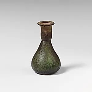 Glass perfume bottle by Unknown Artist