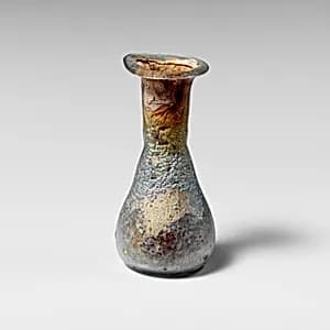 Glass perfume bottle by Unknown Artist