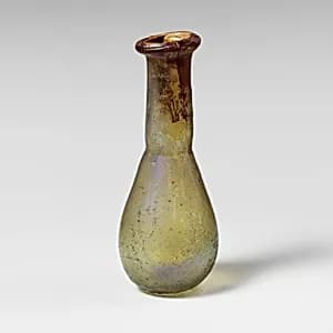 Glass perfume bottle by Unknown Artist