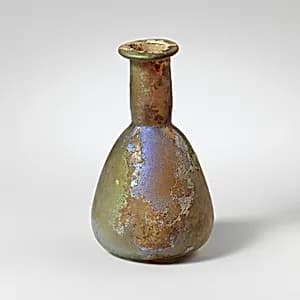Glass perfume bottle by Unknown Artist