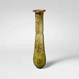 Glass perfume bottle by Unknown Artist