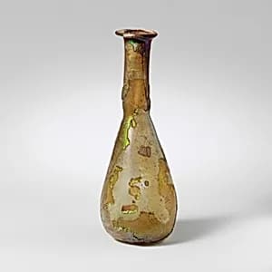 Glass perfume bottle by Unknown Artist