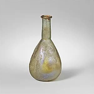 Glass perfume bottle by Unknown Artist