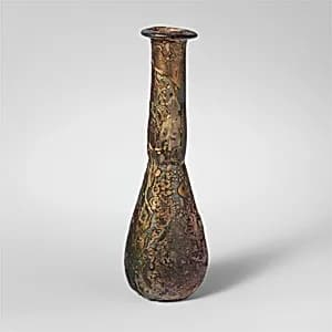 Glass perfume bottle by Unknown Artist