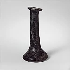 Glass perfume bottle by Unknown Artist