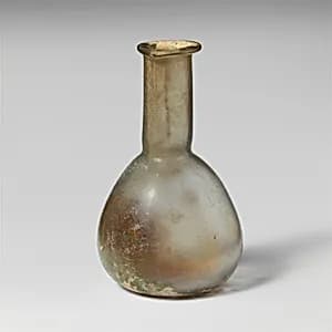 Glass perfume bottle by Unknown Artist