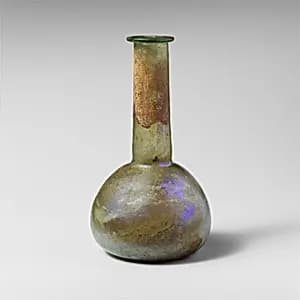 Glass perfume bottle by Unknown Artist