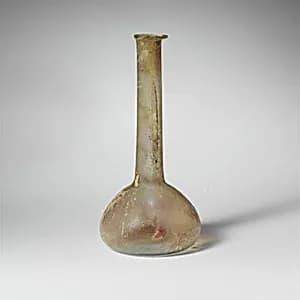 Glass perfume bottle by Unknown Artist