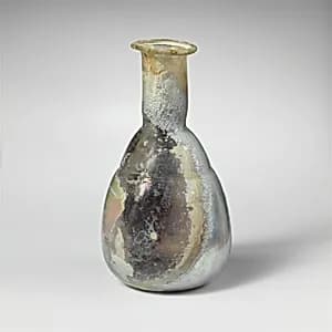 Glass perfume bottle by Unknown Artist