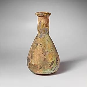 Glass perfume bottle by Unknown Artist