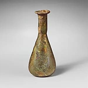Glass perfume bottle by Unknown Artist