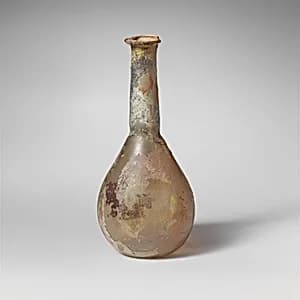 Glass perfume bottle by Unknown Artist