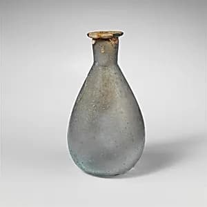 Glass perfume bottle by Unknown Artist
