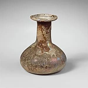 Glass perfume bottle by Unknown Artist