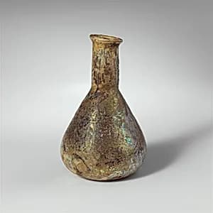 Glass perfume bottle by Unknown Artist