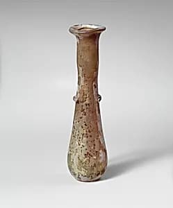 Glass perfume bottle by Unknown Artist