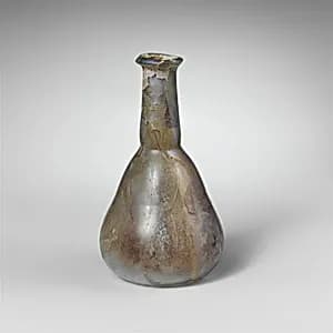 Glass perfume bottle by Unknown Artist
