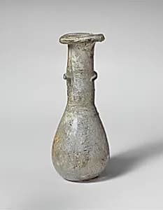 Glass perfume bottle by Unknown Artist