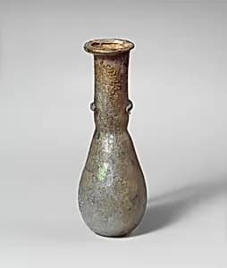 Glass perfume bottle by Unknown Artist