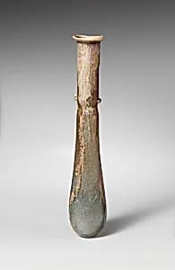 Glass perfume bottle by Unknown Artist