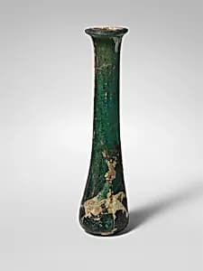 Glass perfume bottle by Unknown Artist