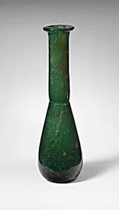 Glass perfume bottle by Unknown Artist
