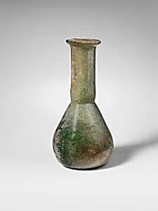 Glass perfume bottle by Unknown Artist