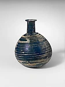 Glass perfume bottle by Unknown Artist