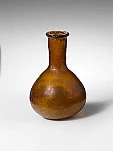 Glass perfume bottle by Unknown Artist