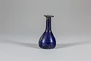 Glass perfume bottle by Unknown Artist
