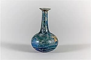 Glass perfume bottle by Unknown Artist