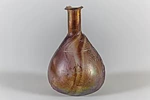 Glass perfume bottle by Unknown Artist