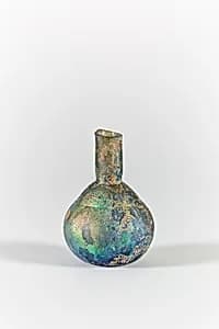 Glass perfume bottle by Unknown Artist