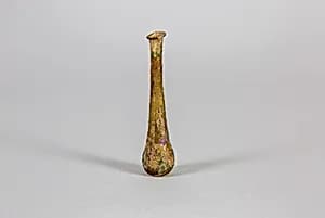 Glass perfume bottle by Unknown Artist